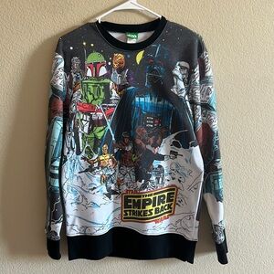 Star Wars long sleeve sweatshirt adult small
